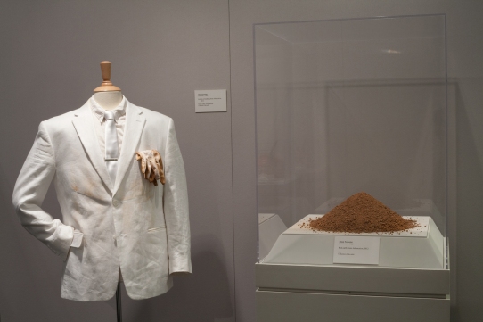 White Suit and Red Earth from Inhumation, 2012